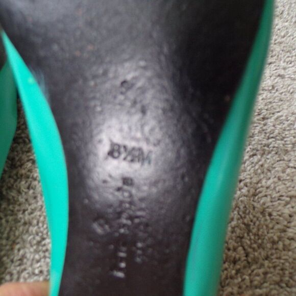 Kate Spade leather turquoise Twee bow flats 8.5 - Picture 9 of 10